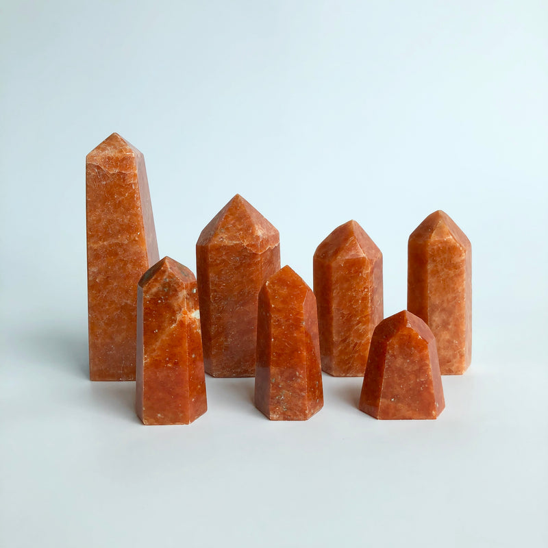 Orange Calcite Points